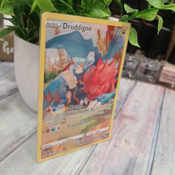 Pokemon | Toys | Pokemon Card Druddigon Full Art | Poshmark